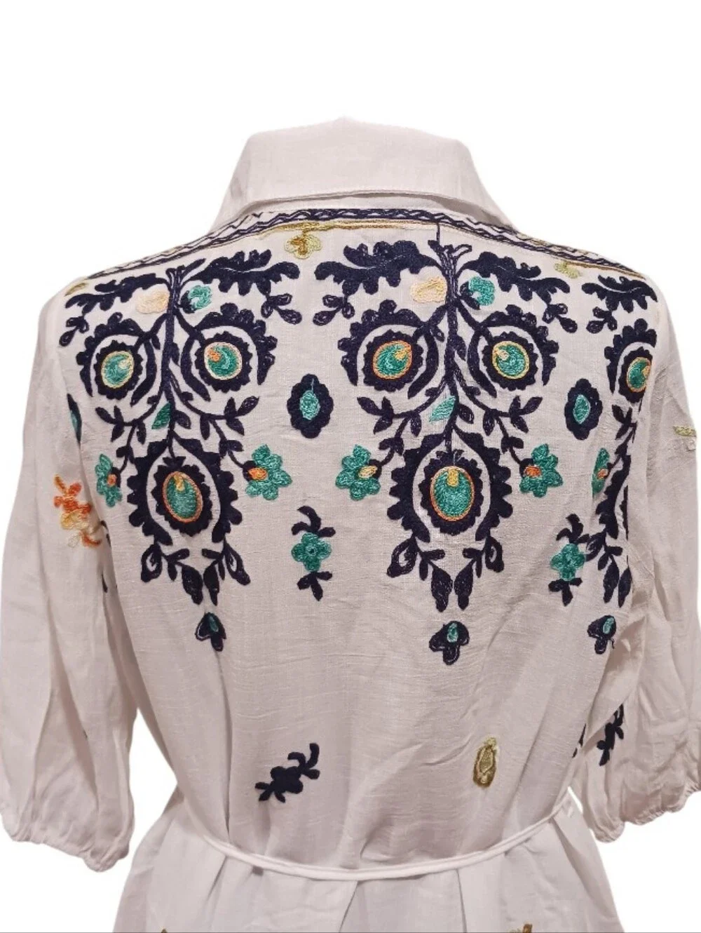 Kindred Embroidered Shirtdress Bohemian Gauzy